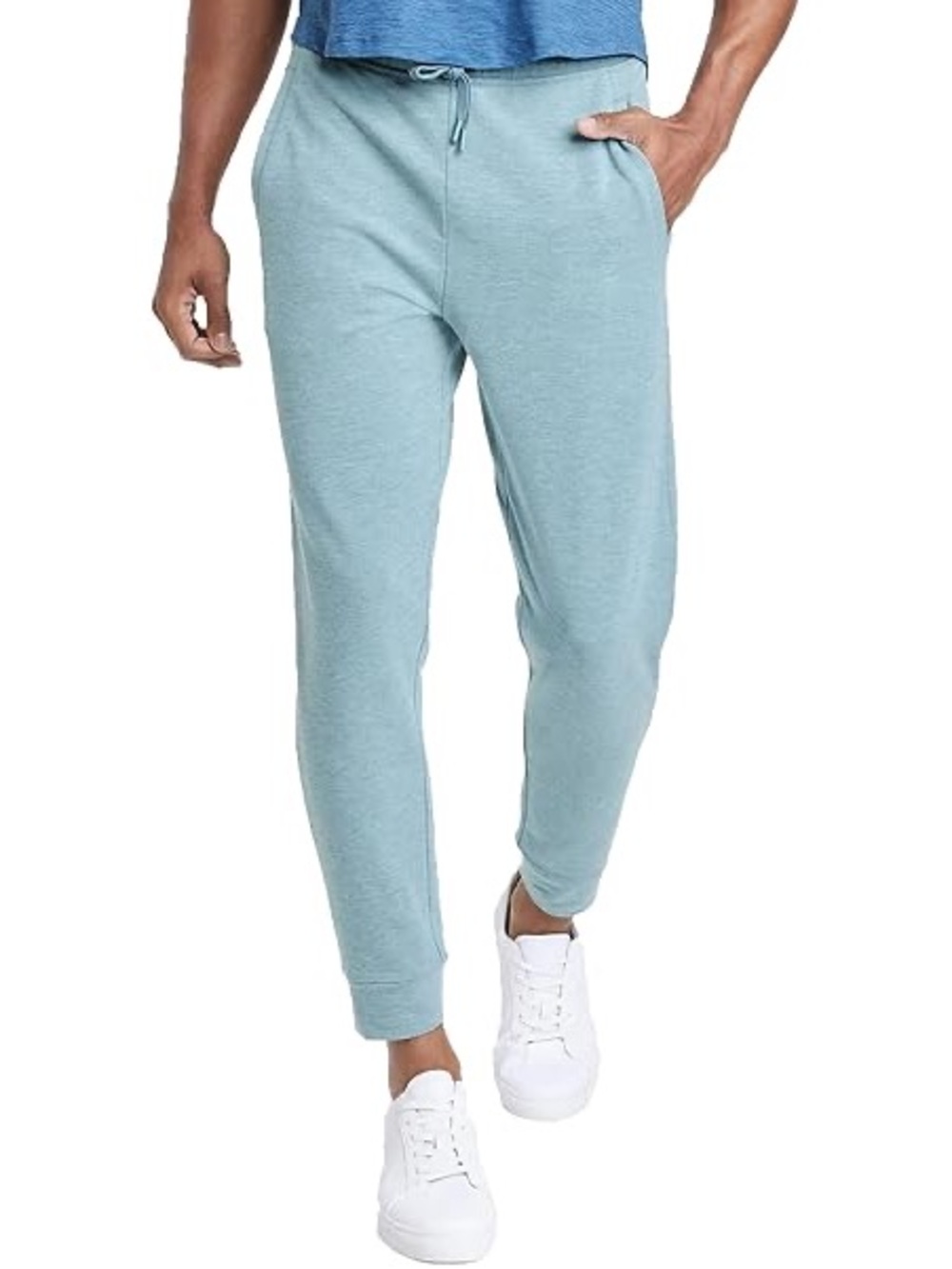All In Motion Men's Light Blue Heather Joggers